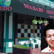 The Japanese restaurant to which Miyazawa (inset) was taken.